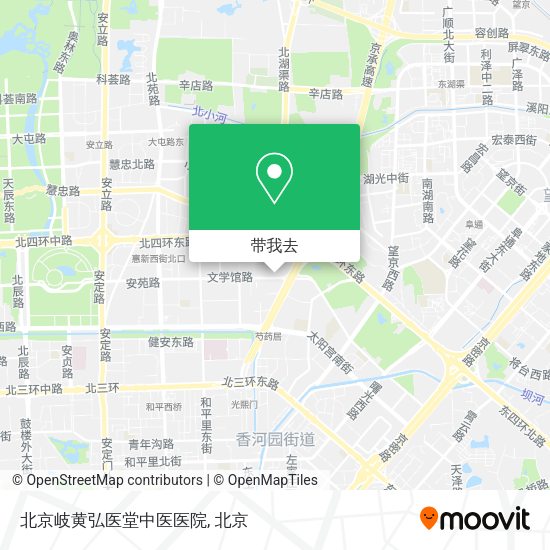 北京岐黄弘医堂中医医院地图