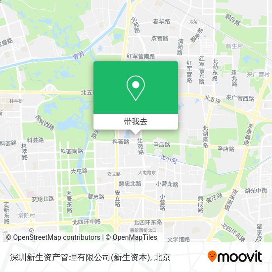 深圳新生资产管理有限公司(新生资本)地图