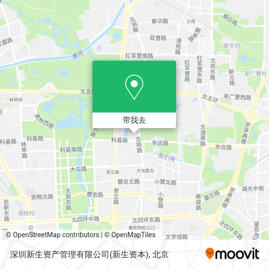 深圳新生资产管理有限公司(新生资本)地图