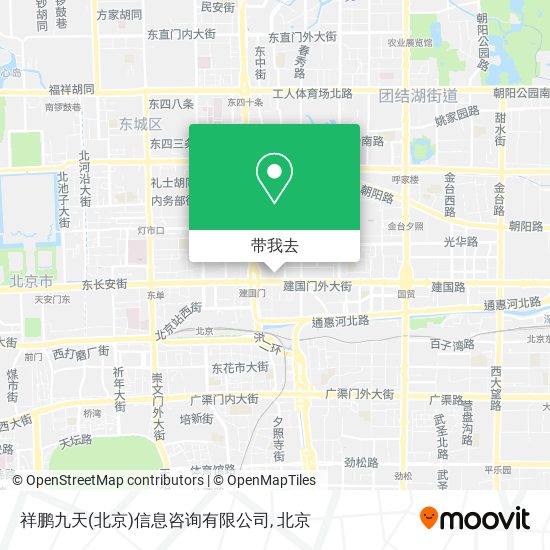 祥鹏九天(北京)信息咨询有限公司地图