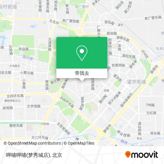 呷哺呷哺(梦秀城店)地图