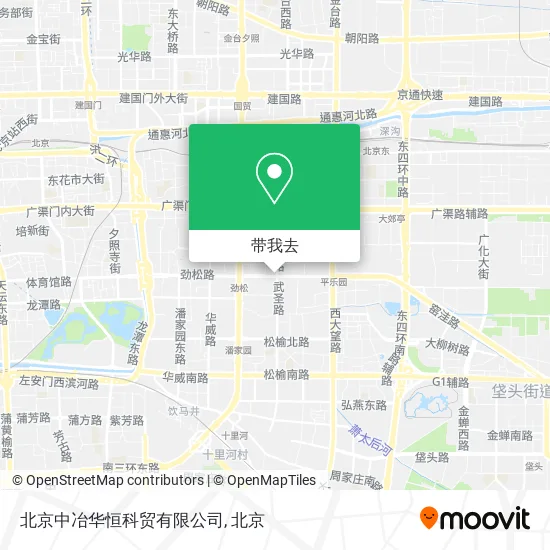 北京中冶华恒科贸有限公司地图