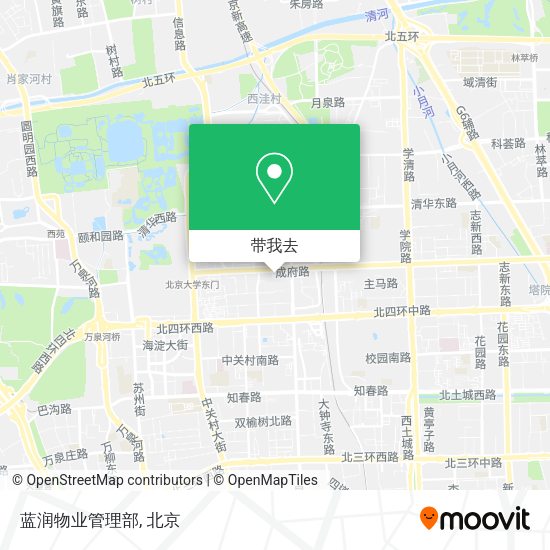 蓝润物业管理部地图