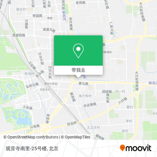 观音寺南里-25号楼地图