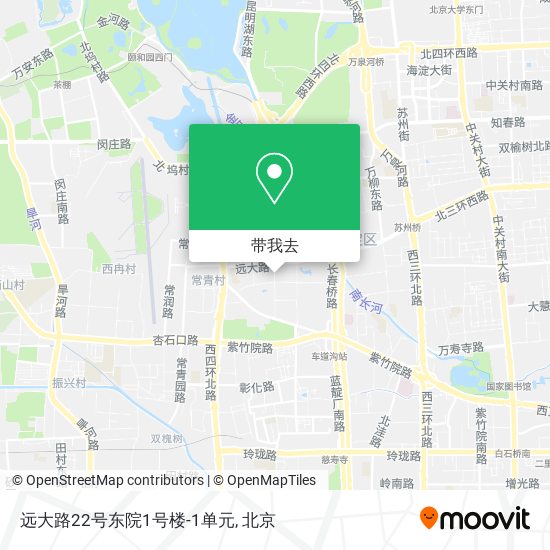 远大路22号东院1号楼-1单元地图