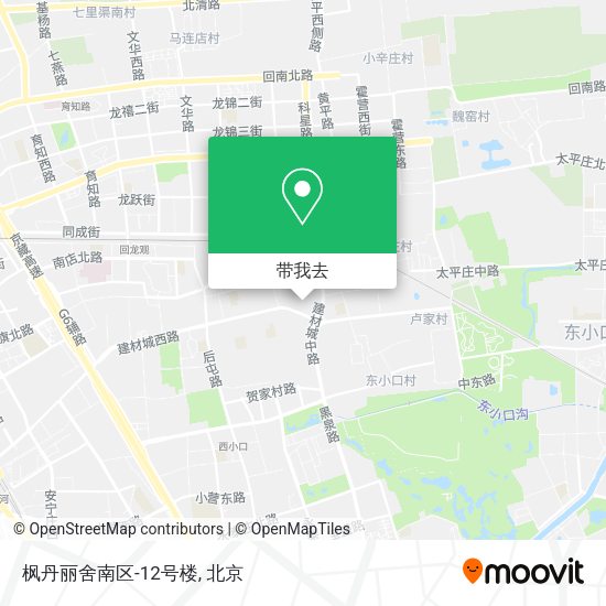 枫丹丽舍南区-12号楼地图