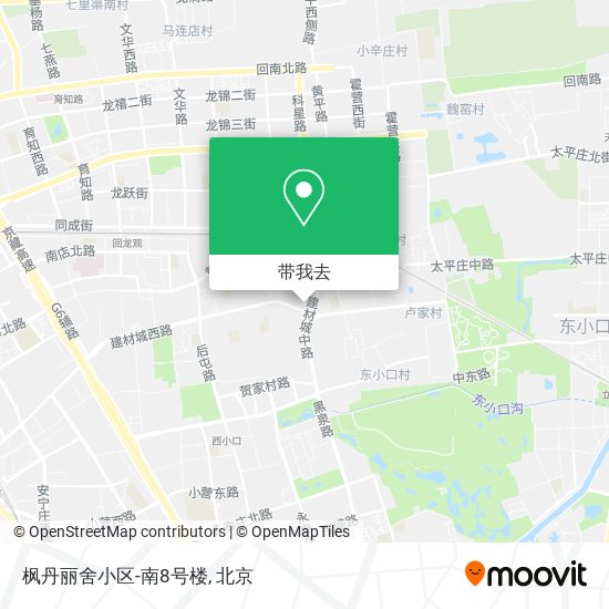 枫丹丽舍小区-南8号楼地图