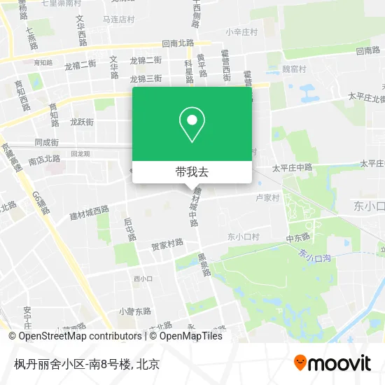 枫丹丽舍小区-南8号楼地图