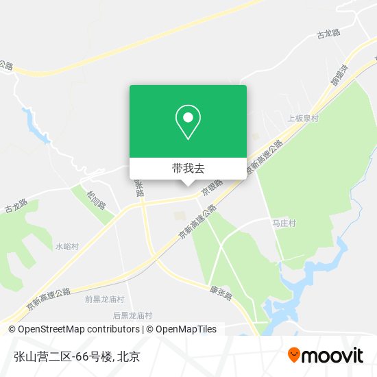 张山营二区-66号楼地图