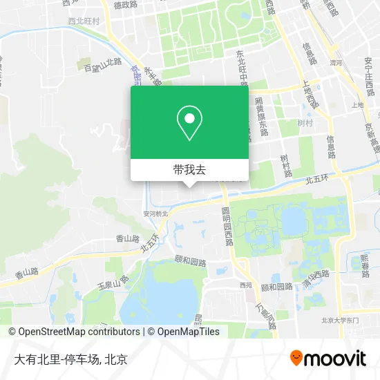 大有北里-停车场地图