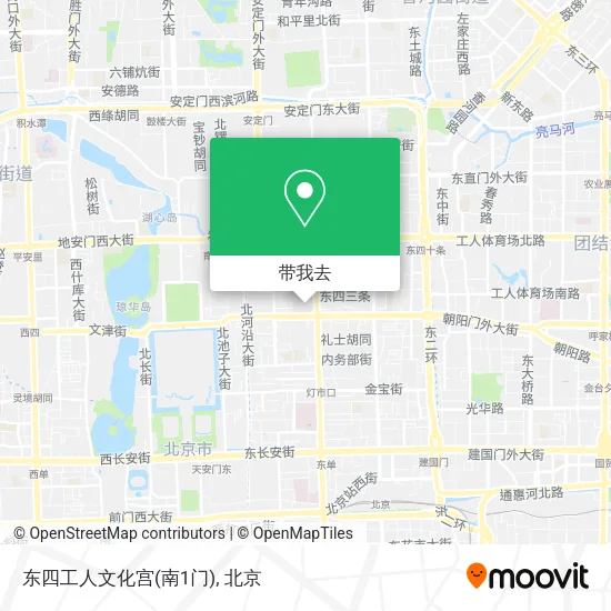 东四工人文化宫(南1门)地图