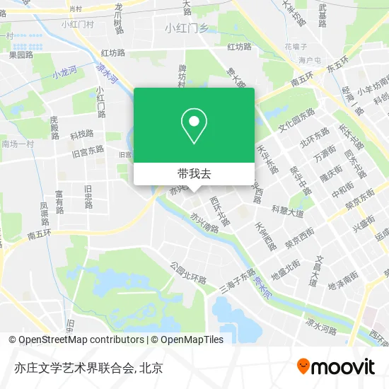 亦庄文学艺术界联合会地图