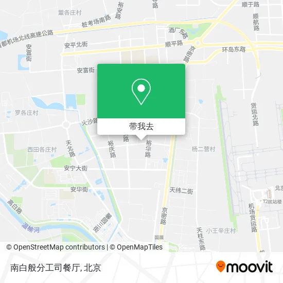 南白般分工司餐厅地图