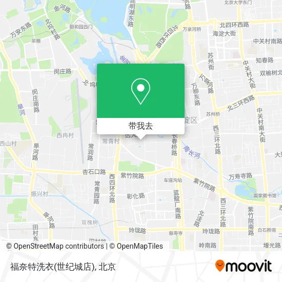 福奈特洗衣(世纪城店)地图