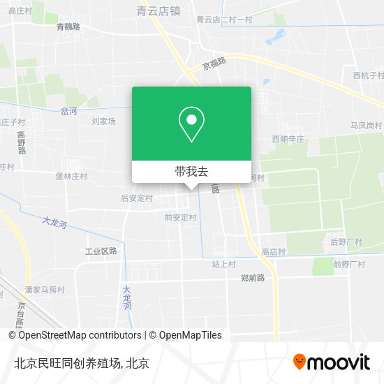 北京民旺同创养殖场地图