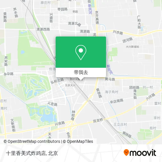 十里香美式炸鸡店地图