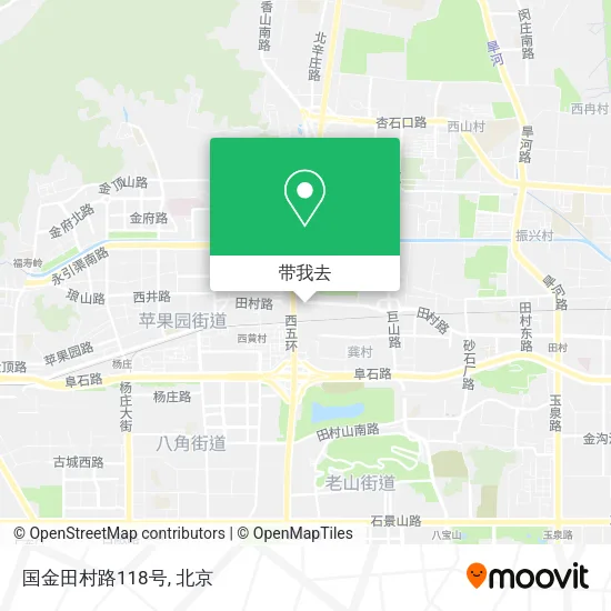 国金田村路118号地图