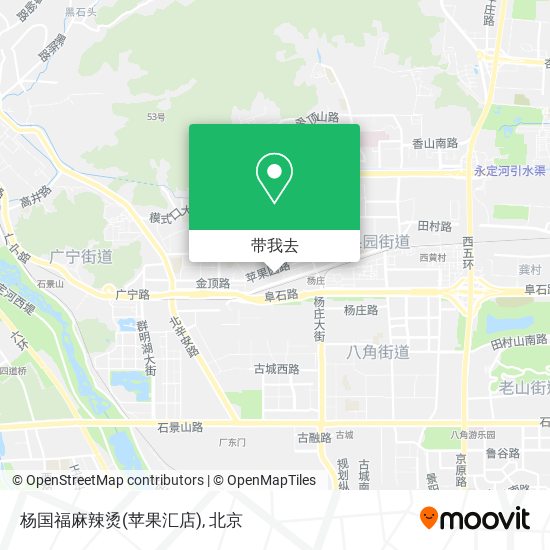 杨国福麻辣烫(苹果汇店)地图