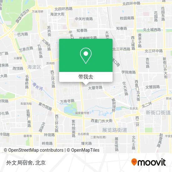 外文局宿舍地图