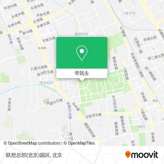 联想总部(北京)园区地图