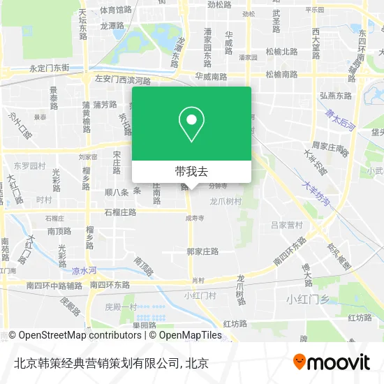 北京韩策经典营销策划有限公司地图
