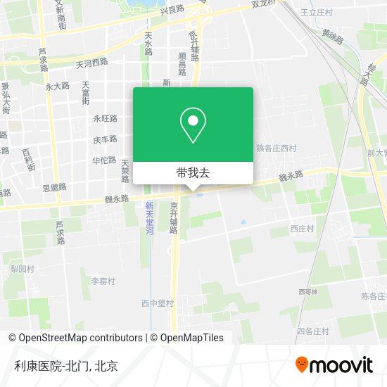 利康医院-北门地图