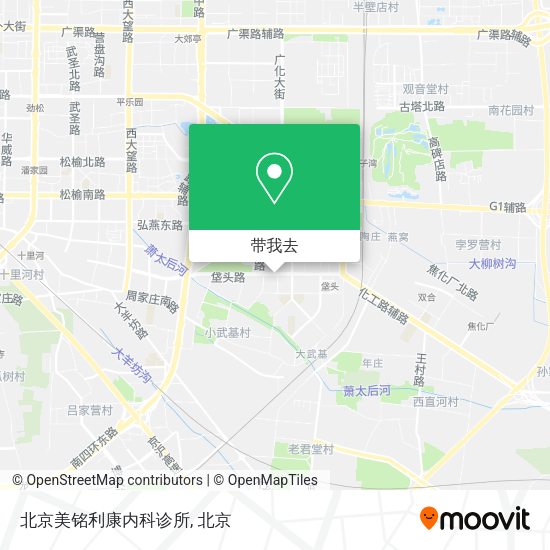 北京美铭利康内科诊所地图