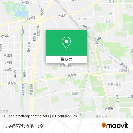 小卖部移动通讯地图
