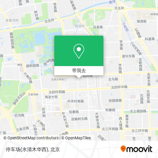 停车场(水清木华西)地图