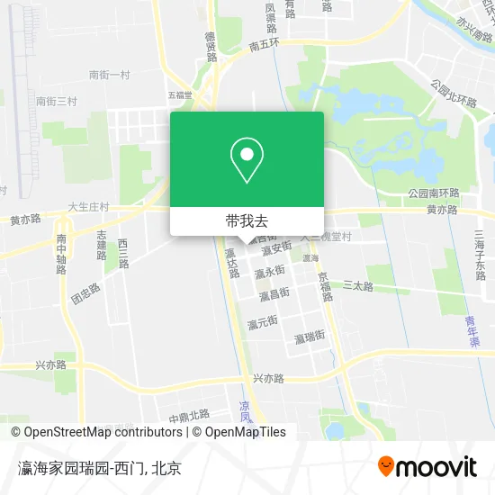 瀛海家园瑞园-西门地图