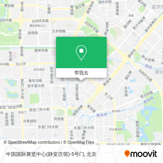 中国国际展览中心(静安庄馆)-5号门地图