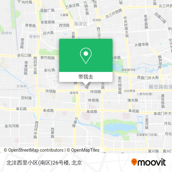 北洼西里小区(南区)26号楼地图