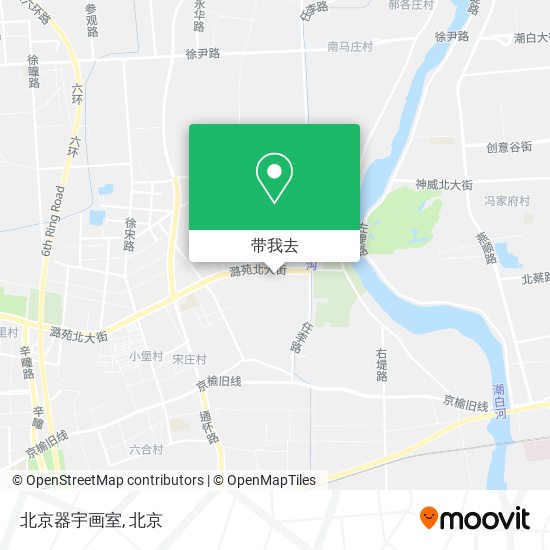 北京器宇画室地图