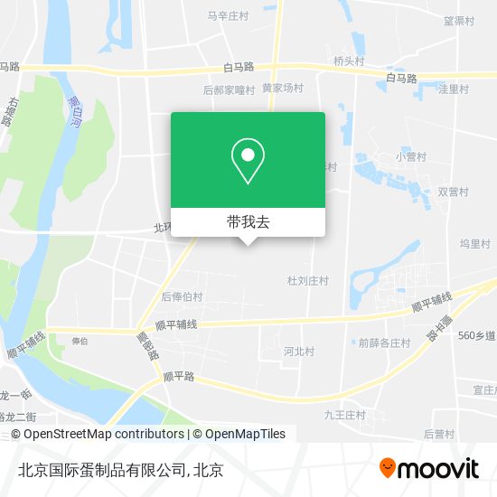 北京国际蛋制品有限公司地图