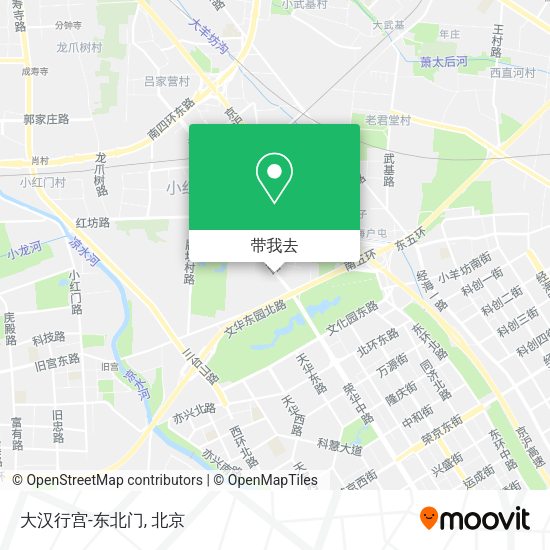 大汉行宫-东北门地图