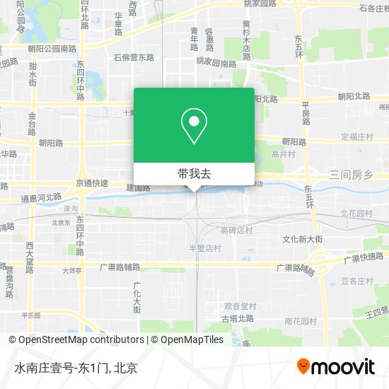 水南庄壹号-东1门地图