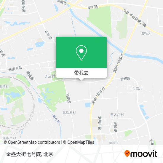 金盏大街七号院地图