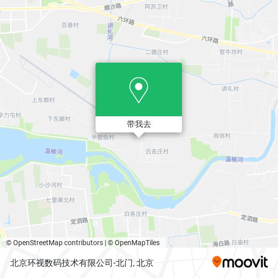 北京环视数码技术有限公司-北门地图