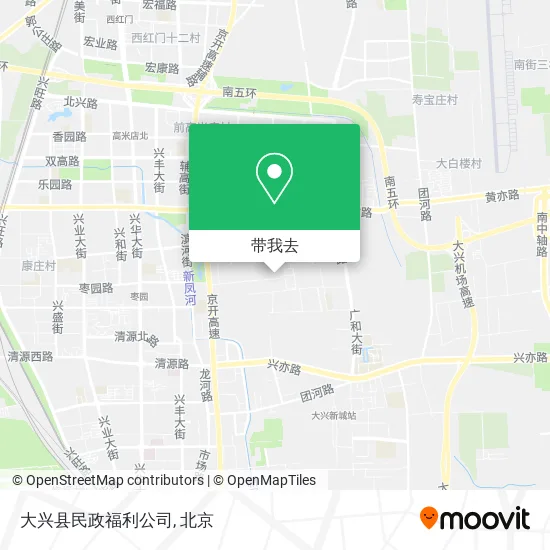 大兴县民政福利公司地图