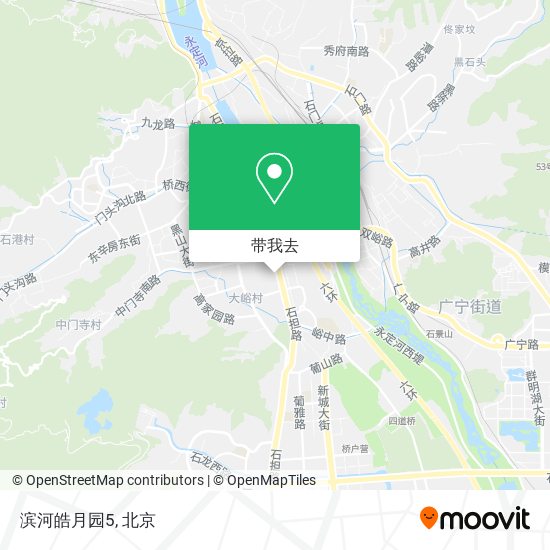 滨河皓月园5地图