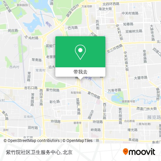紫竹院社区卫生服务中心地图