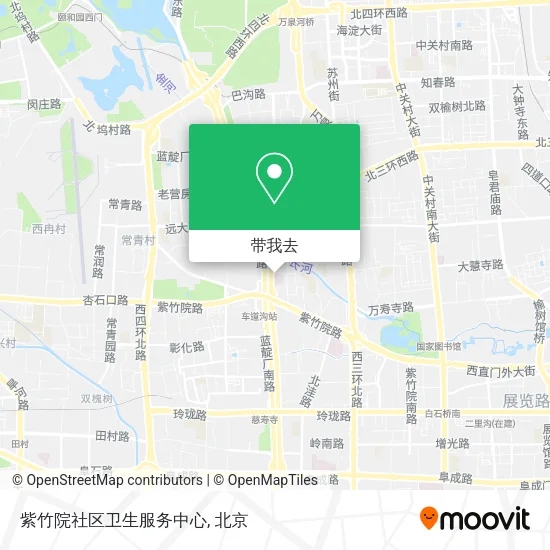 紫竹院社区卫生服务中心地图