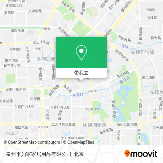 泉州市如家家居用品有限公司地图