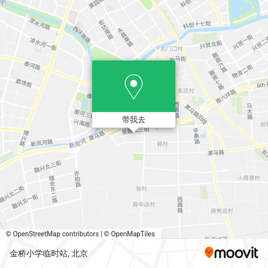 金桥小学临时站地图