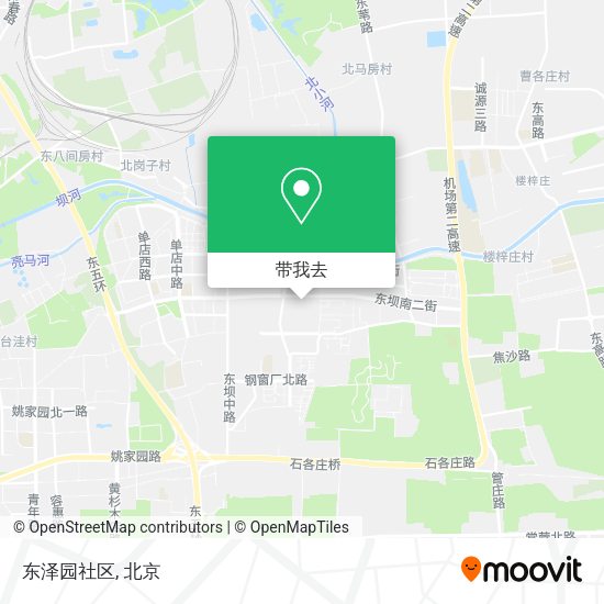 东泽园社区地图