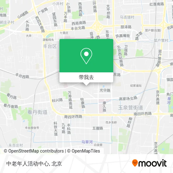 中老年人活动中心地图