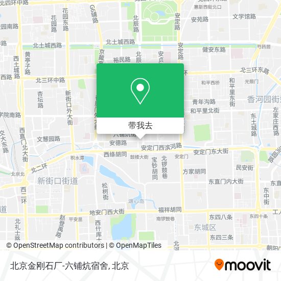 北京金刚石厂-六铺炕宿舍地图