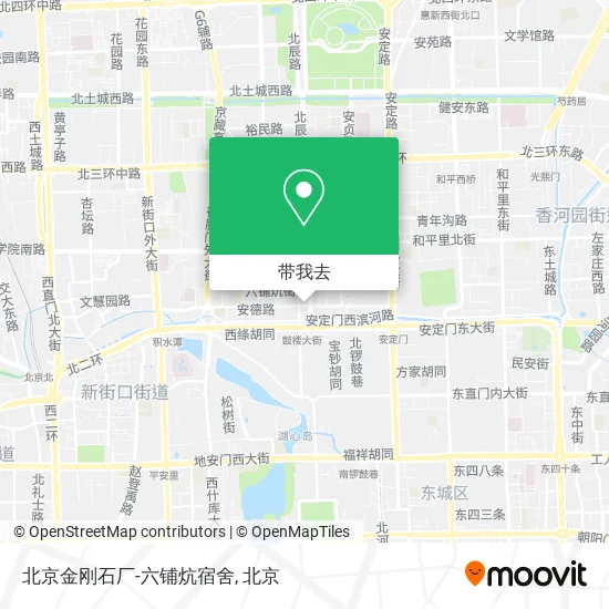 北京金刚石厂-六铺炕宿舍地图