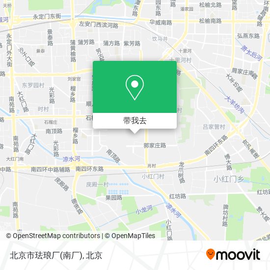 北京市珐琅厂(南厂)地图