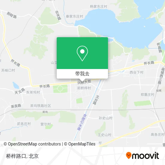 桥梓路口地图